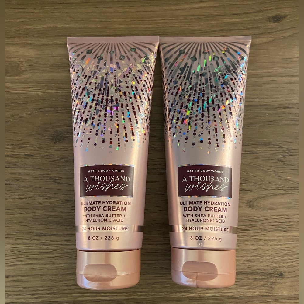 ⭐️⭐️Brand New Bath and Body Works Thousand Wishes Body Cream